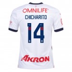 Günstige Fußballtrikots CD Guadalajara Chicharito 14 Auswärtstrikot 2023-24 Kurzarm